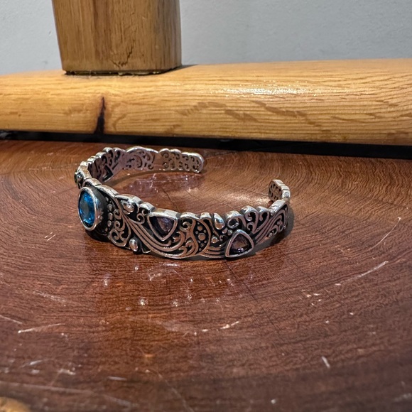 Adjustable Cuff Bracelet-  Colored Stones NEW Gift wrapped - Picture 4 of 6